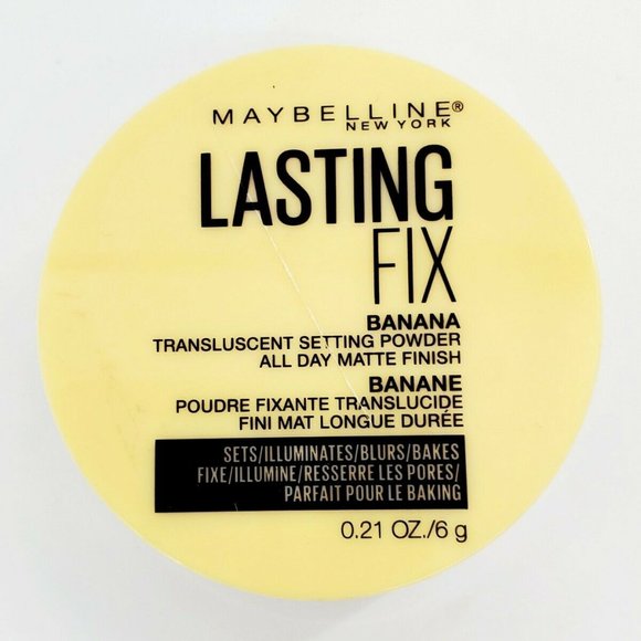 Maybelline Lasting Fix Transluscent Setting Powder All Day Matte Finish BANANA - Picture 1 of 2